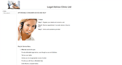 Desktop Screenshot of legaladviceclinic.co.uk