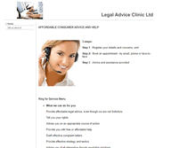 Tablet Screenshot of legaladviceclinic.co.uk
